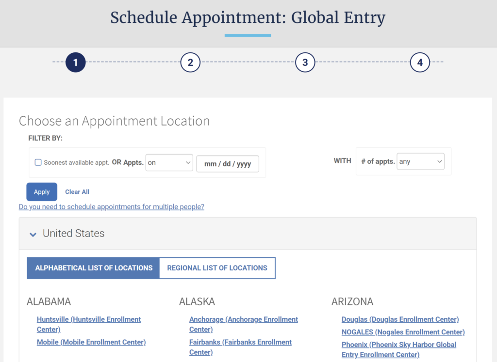 面接の場所選択